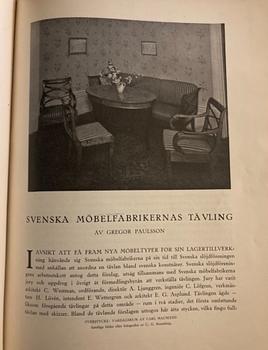 Carl Malmsten, soffa, Swedish Grace, Svenska Möbelfabrikerna, Bodafors, 1920-tal.