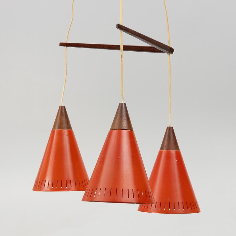 Ceiling lamp, mid-20th century.