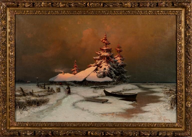 JULIUS VON KLEVER/HIS CIRCLE, WINTER VIEW.