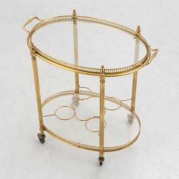 A serving trolley, second half of the 20th century.