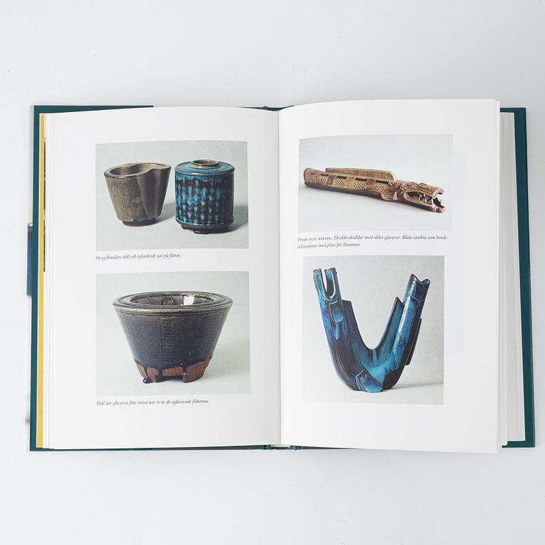 Böcker om svensk keramik. 19 st..
