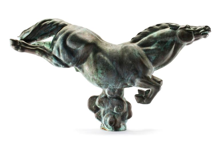 Carl Milles, "Flygande hästen" (=The flying horse).