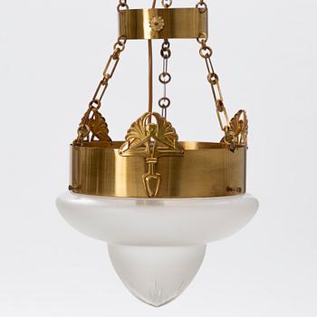 Ceiling lamp, Art Nouveau, early 20th century.