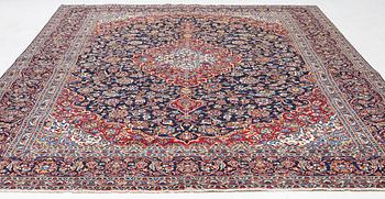 A Keshan carpet, c. 400 x 290 cm.