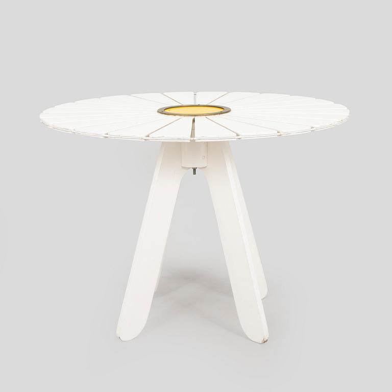 Alvar & Aino Aalto, trädgårdsgrupp, 5 delar, "Aurinko"-serien, O.Y. Huonekalu- ja Rakennustyötehdas A.B. 1957.