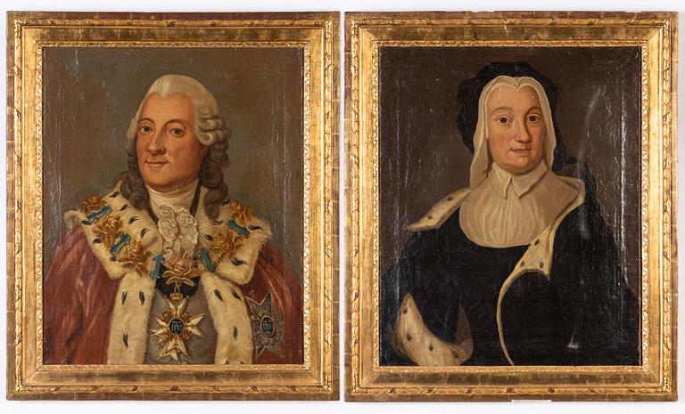 "Claus Filip von Schwerin" (1689-1748) & makan "Mariana Johanna Burensköld" (1694-1774).