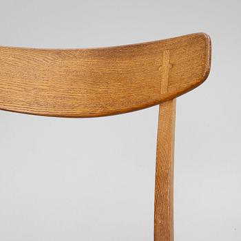 Hans J.Wegner, four dining chairs, model "CH-23",, Denmark, second half of the 20th century.