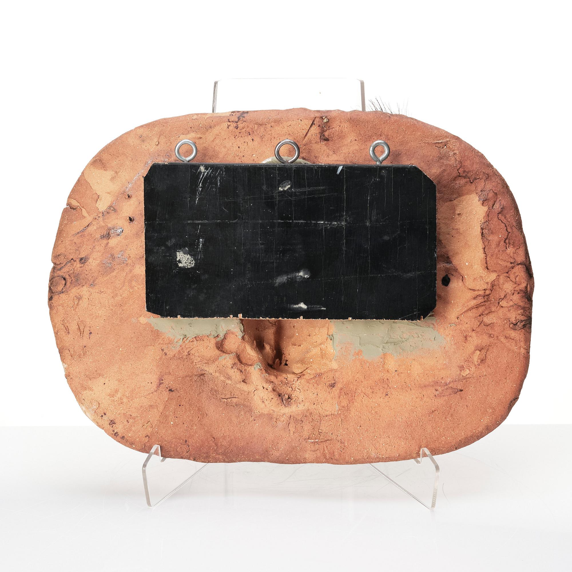 Bertil Vallien, a stoneware wall sculpture, Sweden, 1960s.