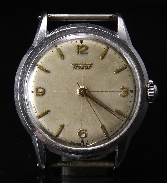 ARMBANDSUR, 3 st, Omega samt Tissot, 1900-tal.