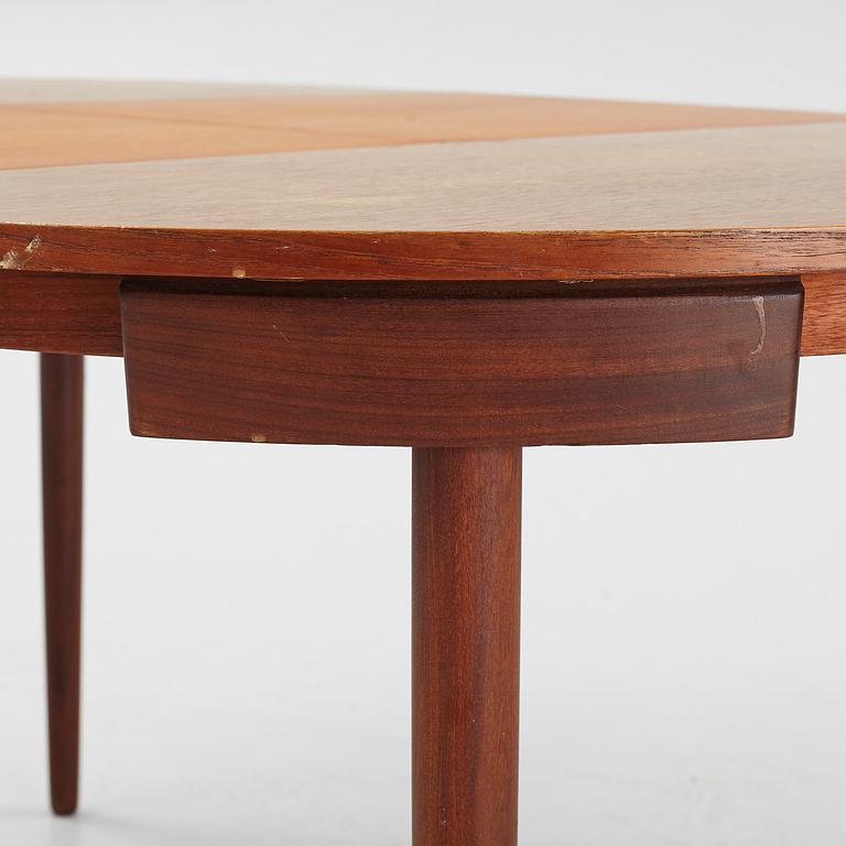 Hans Olsen, a five-piece teak fining suite from Frem Røjle, Denmark, 1950's/60's.