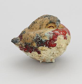 A Tyra Lundgren stoneware figure of a bird.