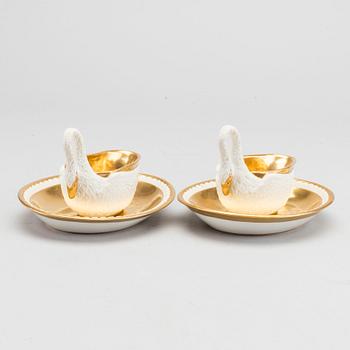 GRÄDDSNIPOR, ett par, Sevres, Frankrike, empire.