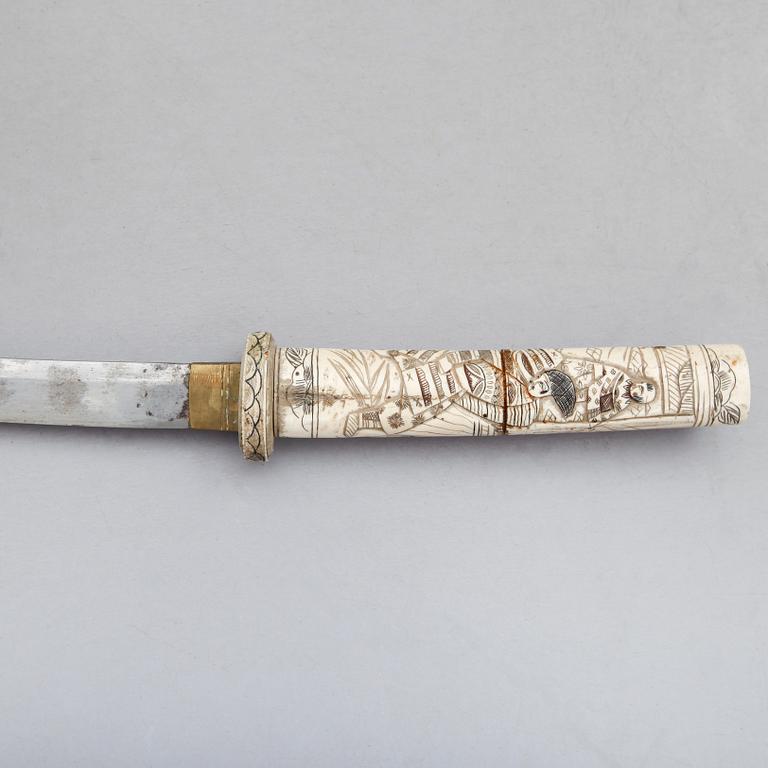 SVÄRD, ben, Japan, 1800-/1900-tal.