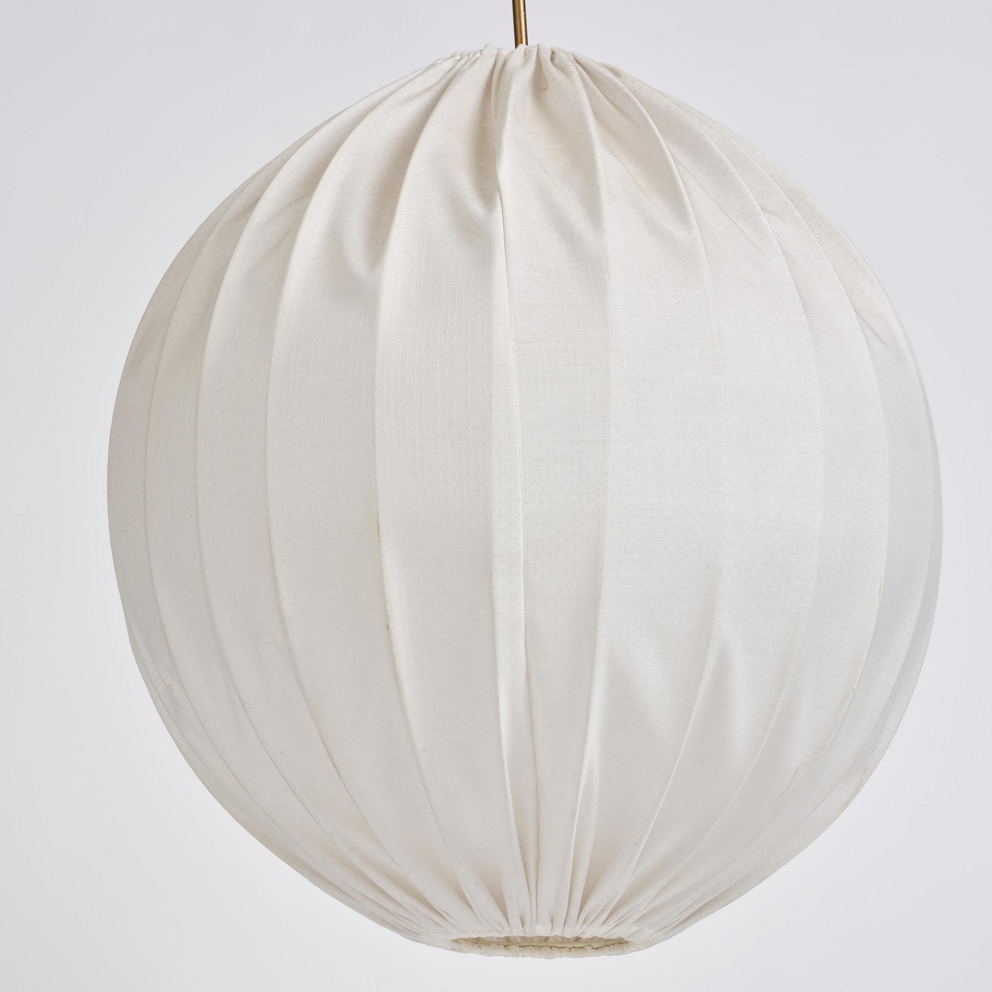 Bertil Brisborg, attributed to, an imposing pair of ceiling lamps, Nordiska Kompaniet, ca. 1957-60.