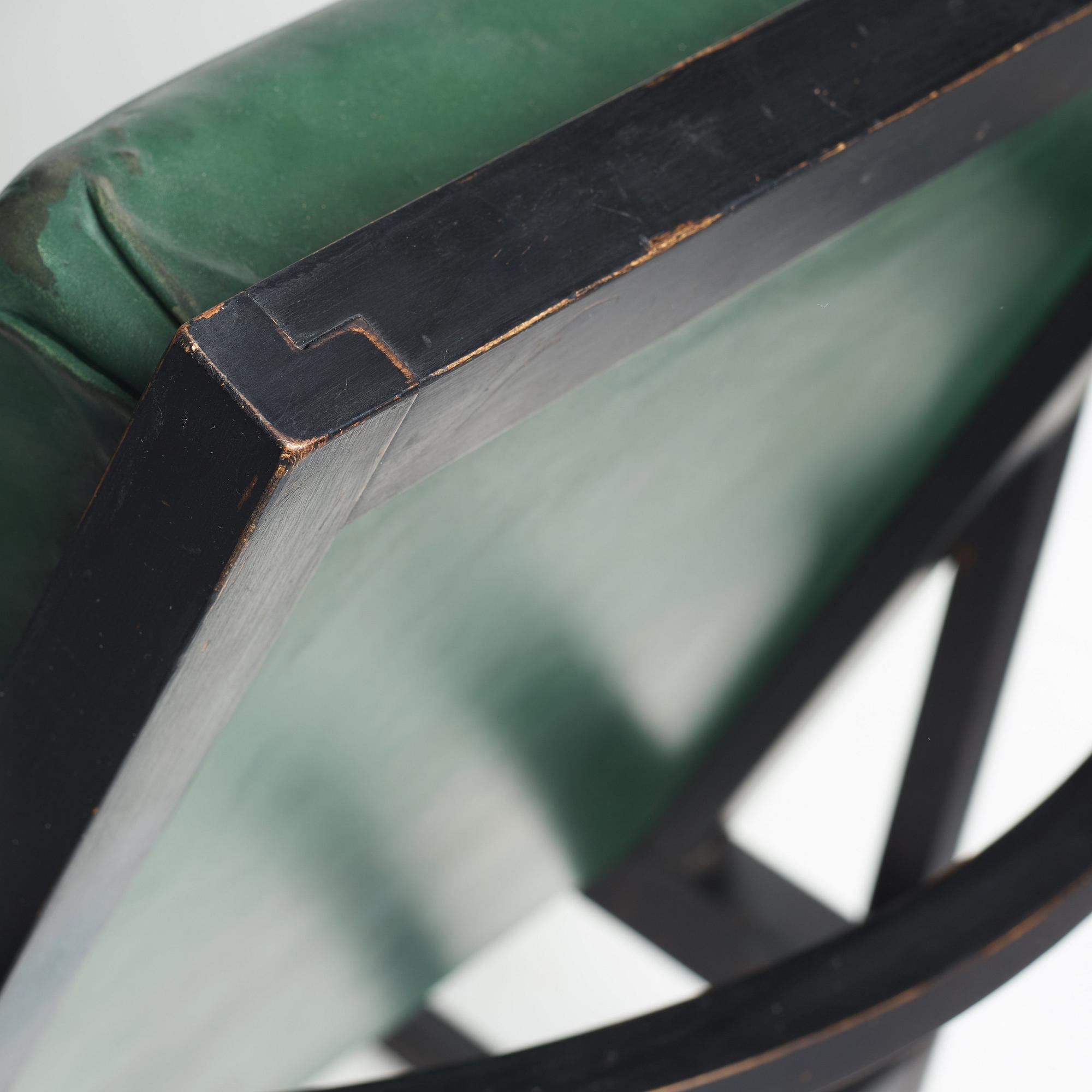 Carl Bergsten, an armchair, by Gemla Leksaksfabrik Diö, for the exhibition in Norrköping Sweden 1906.