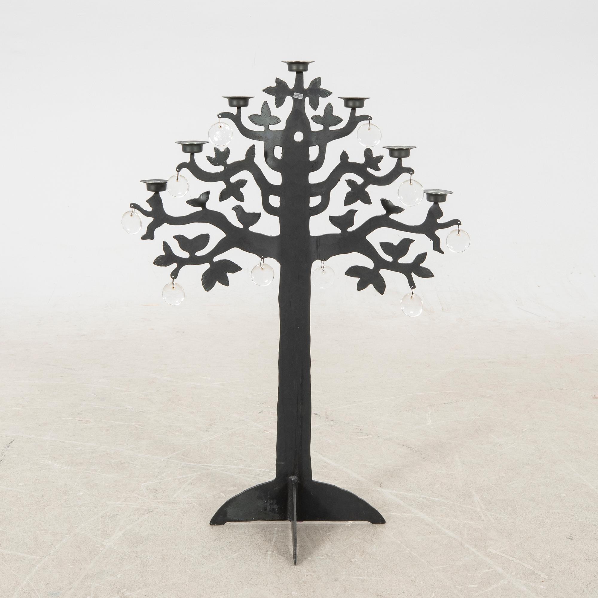 Bertil Vallien, floor candelabra Boda Smide late 20th century.