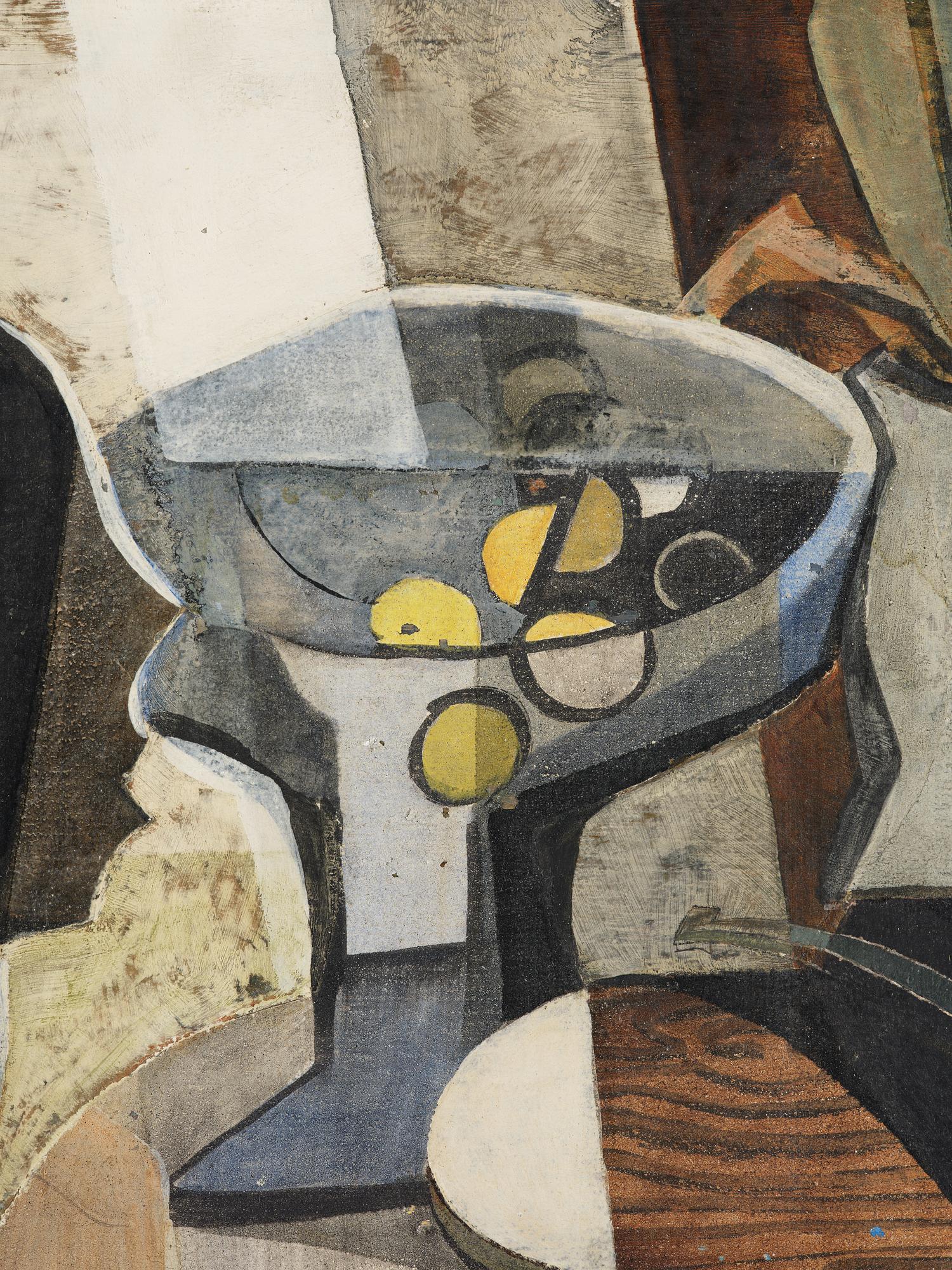 Gustav Mägi, Cubist still life.