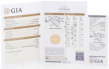 Earrings in 18K white gold set with brilliant-cut diamonds.