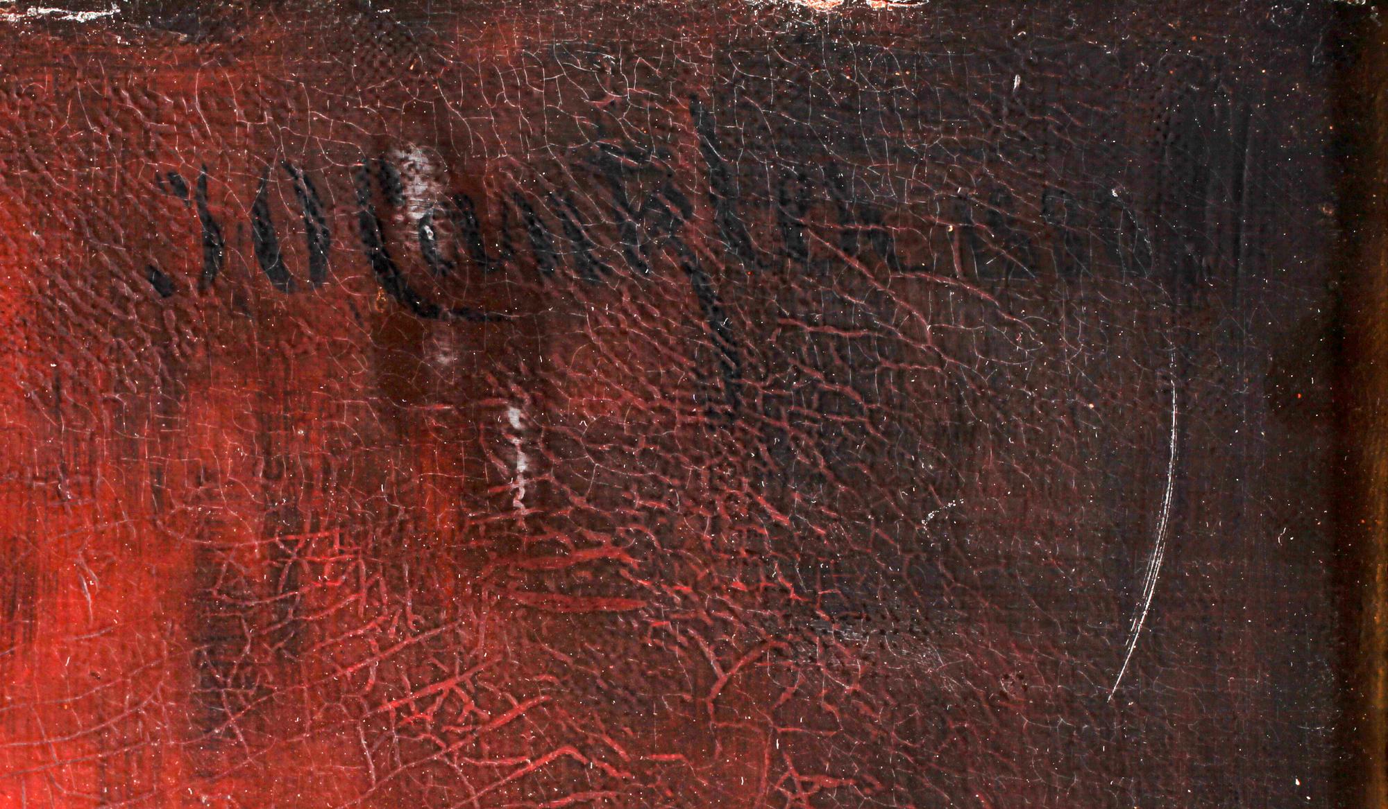 JOHAN OSKAR CANTZLER, olja på duk, sign o dat 1880.