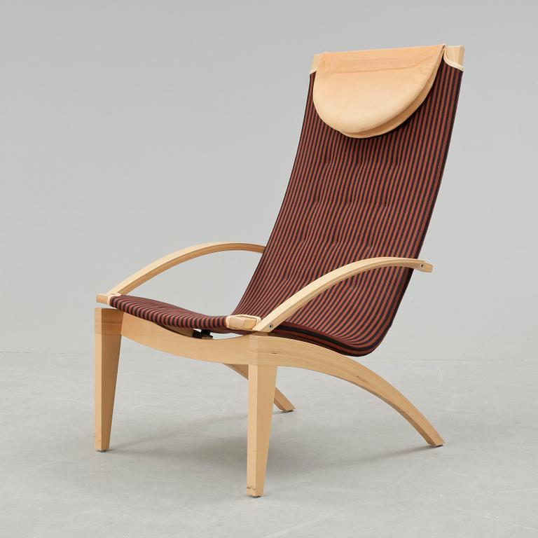 FÅTÖLJ, "Kornett", Lasse Petterson och Lennart Notman för Swedese, 1900-talets slut.