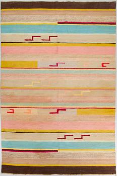 Elsa Kallio, A 1930's flat weave carpet for Kotilieden aitta. Circa 285 x 190 cm.