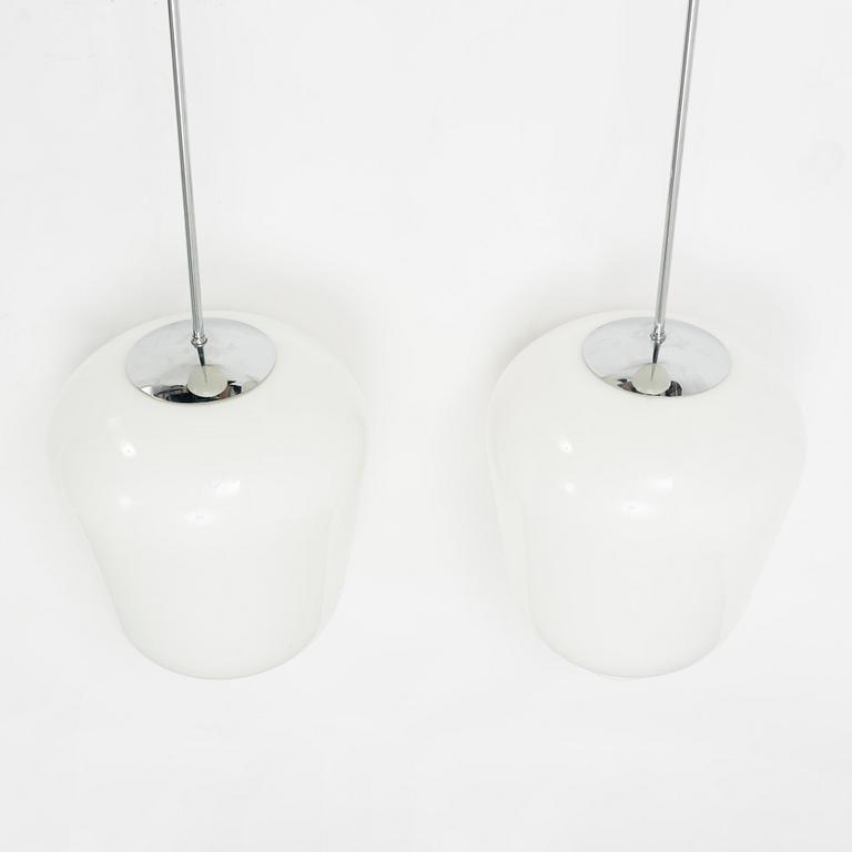 A pair of ceiling lamps, 'Zero', Sweden, late 20th century.