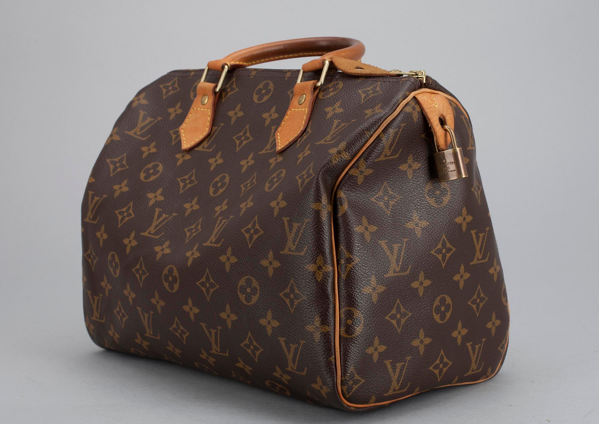 LOUIS VUITTON, VÄSKA, "Speedy 30", Louis Vuitton.