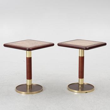 Sidobord, ett par, 1970-tal.