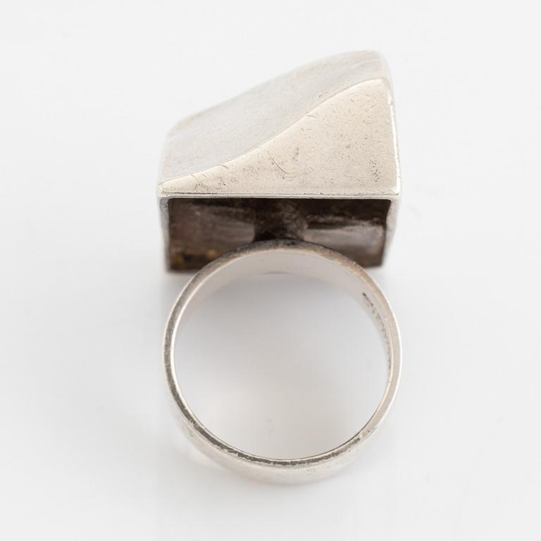 Björn Weckström, ring, silver, Lapponia 1970.