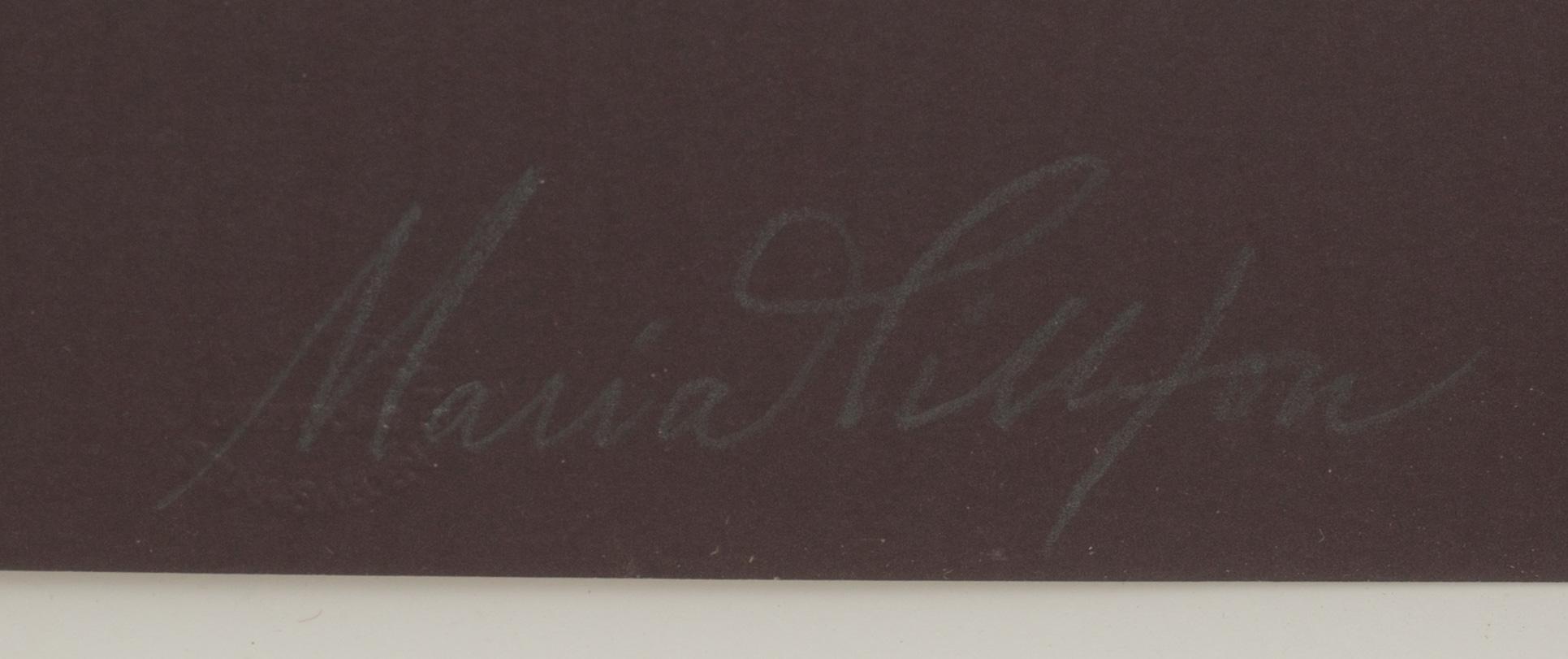 MARIA HILLFON,  färglitografi. Numrerad 71/80 och signerad.