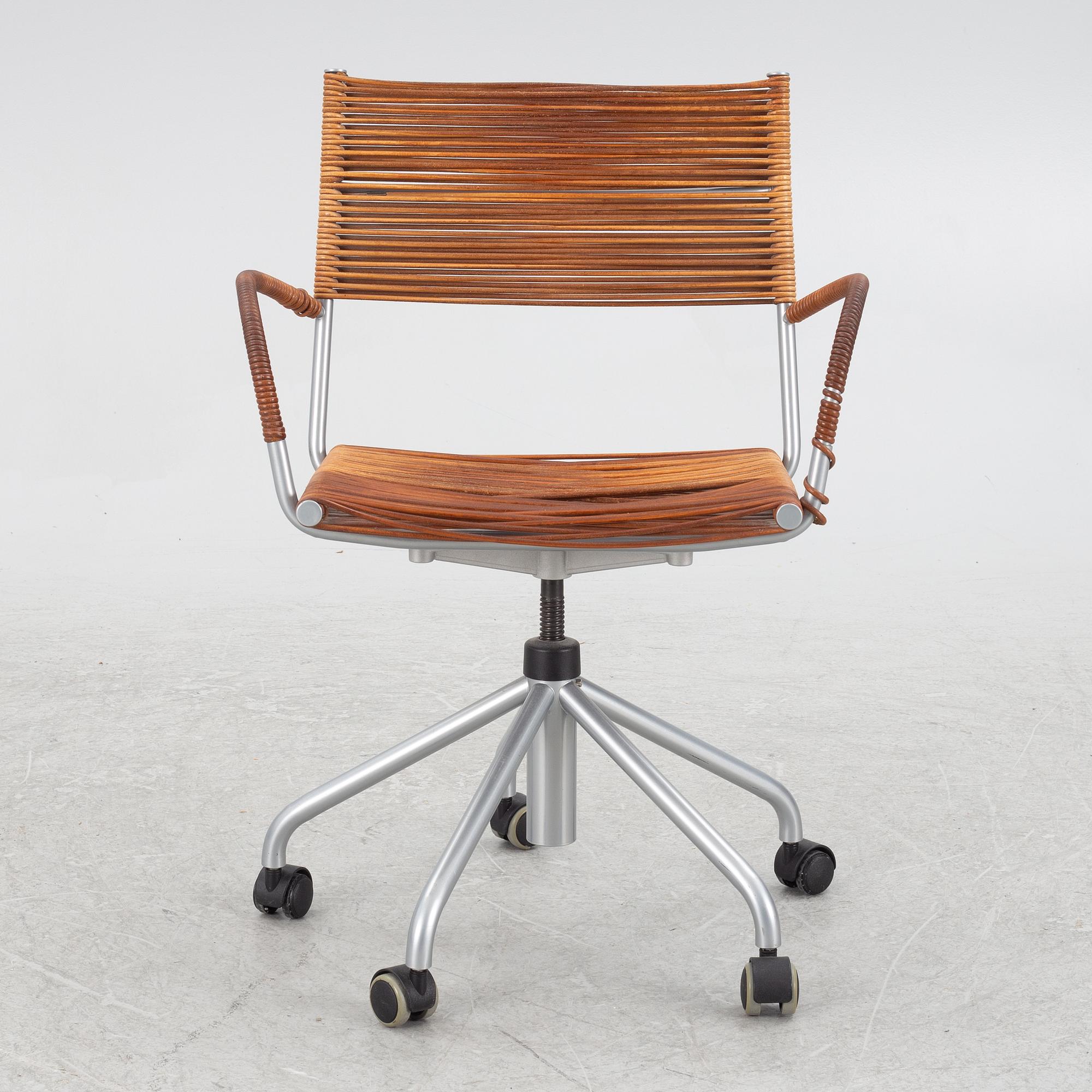 Tito Agnoli, a "Miss B" swivel chairs, Pierantonio Bonacina, Italy, later part of the 20th century.