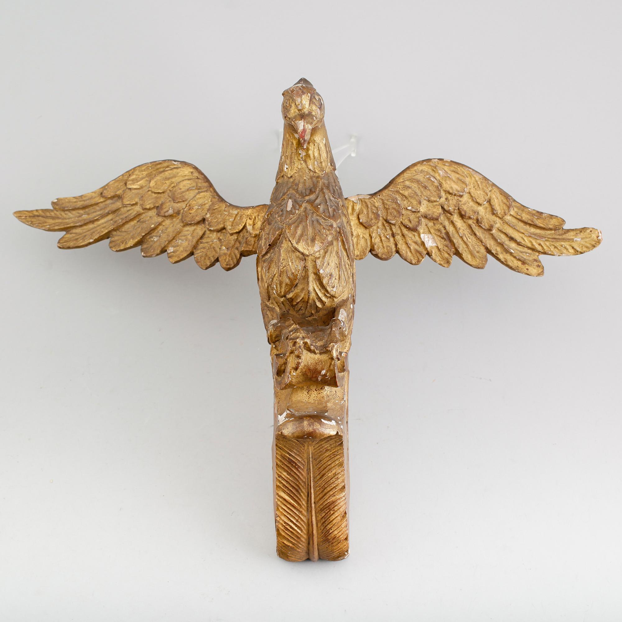 SKULPTUR, skuret trä, 1700-/1800-tal.