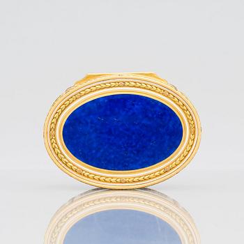 A Louis XVI gold and enamel box by Charles Le Bastier, Paris 1776-1777.