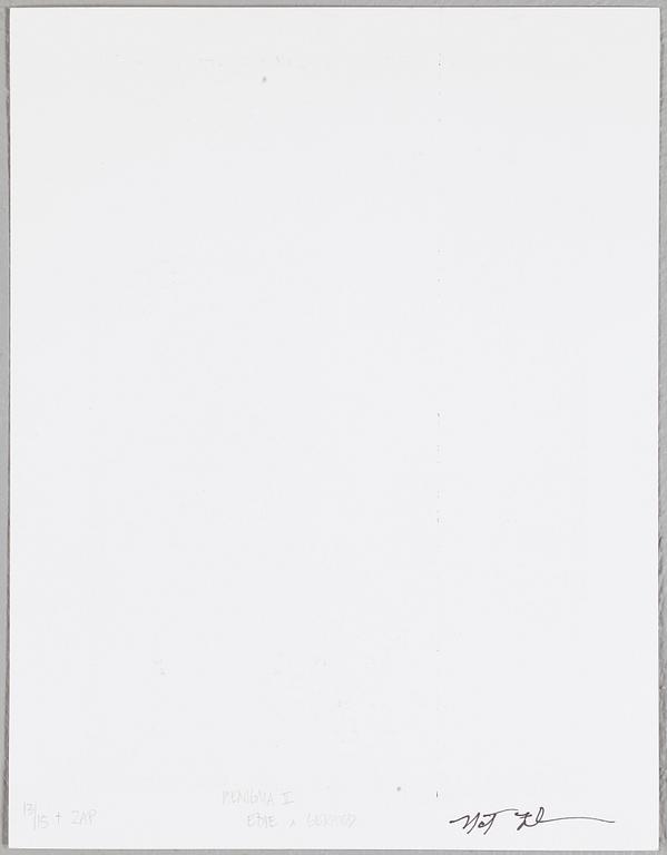 NAT FINKELSTEIN, Digital print (5 st), sign och dat och numr 13/15 a tergo.