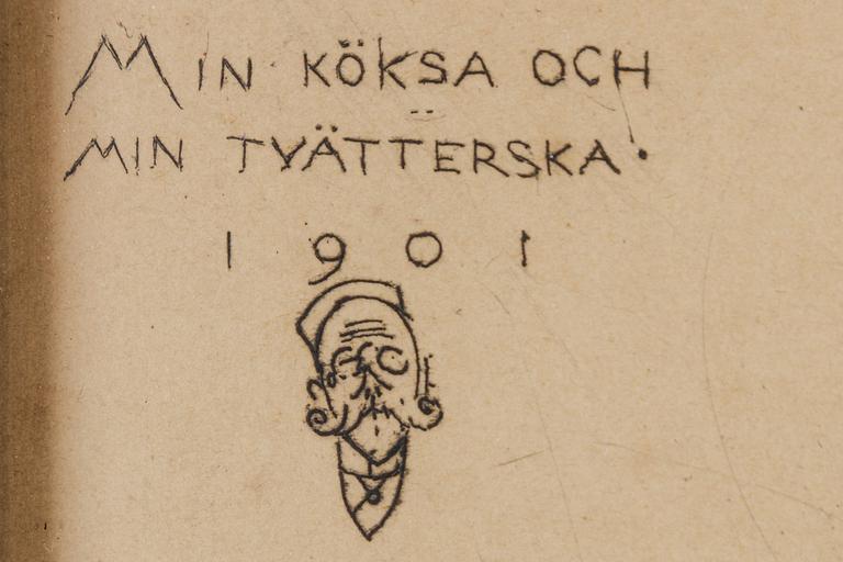 Carl Larsson, "Min köksa och min tvätterska".