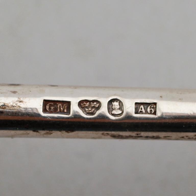 SOPPSLEV, silver, Gustaf Möllenborg, Stockholm 1879. Vikt ca 191 gram.