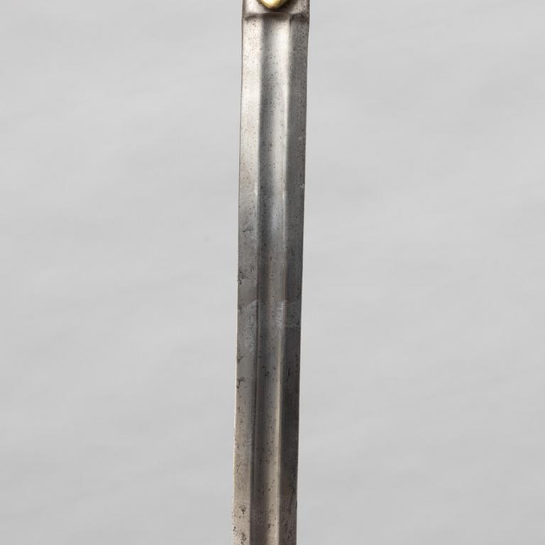 Sabre, Swedish, m/1889 for the artillery, with scabbard.