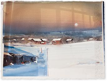 396. Lars Lerin, "Måne över Duvnäs".