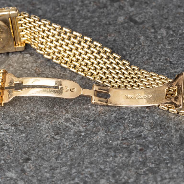 Cartier, Tank, "Pavé Dial", "Diamond Case", ca 1981.