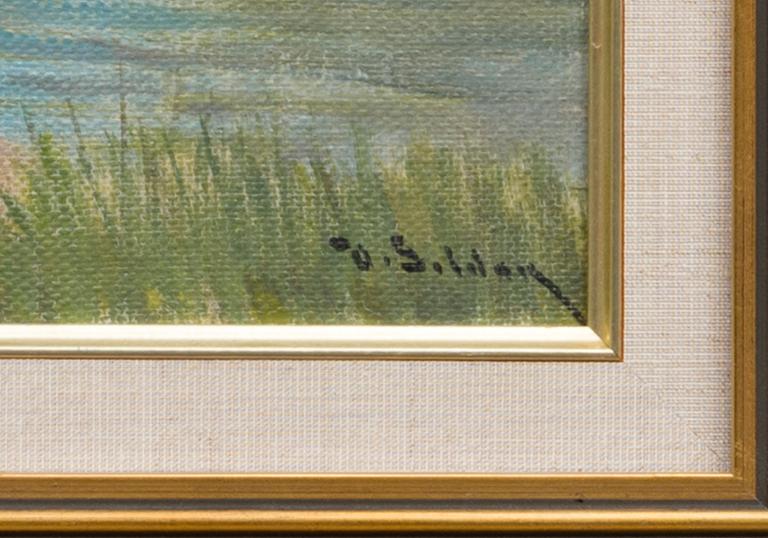 UUNO SOLDAN, olja på duk, uppfodrad på skiva, signerad.