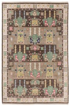 248. Märta Måås-Fjetterström, a 'Örtagården' carpet, knotted pile, c. 313 x 205 cm, signed AB MMF.