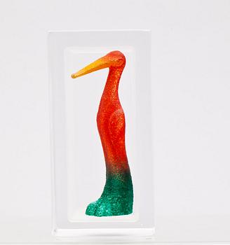 SKULPTUR, glas, Kjell Engman Kosta Boda.