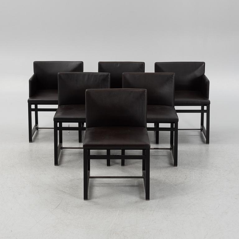 Rodolfo Dordoni, stolar, 6 st, "Flynt Wood 55", Minotti.