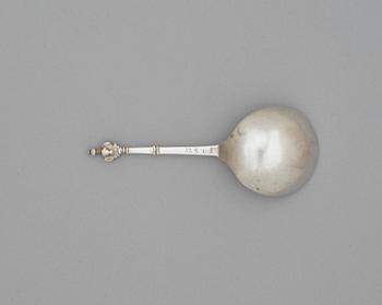 A Swedish 18th century silver spoon, marks of Uppsala.