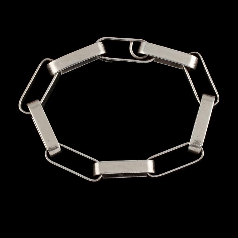 ARMLÄNK, sterlingsilver, Kuhlin, Göteborg, 1977. Vikt 32 g.