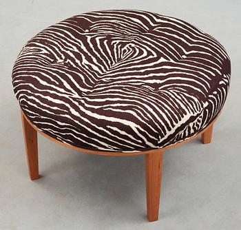 A Josef Frank mahogany stool, Svenskt Tenn, model 647.