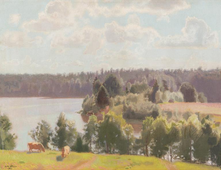 Antti Favén, oil on canvas, signed and dated 1927.