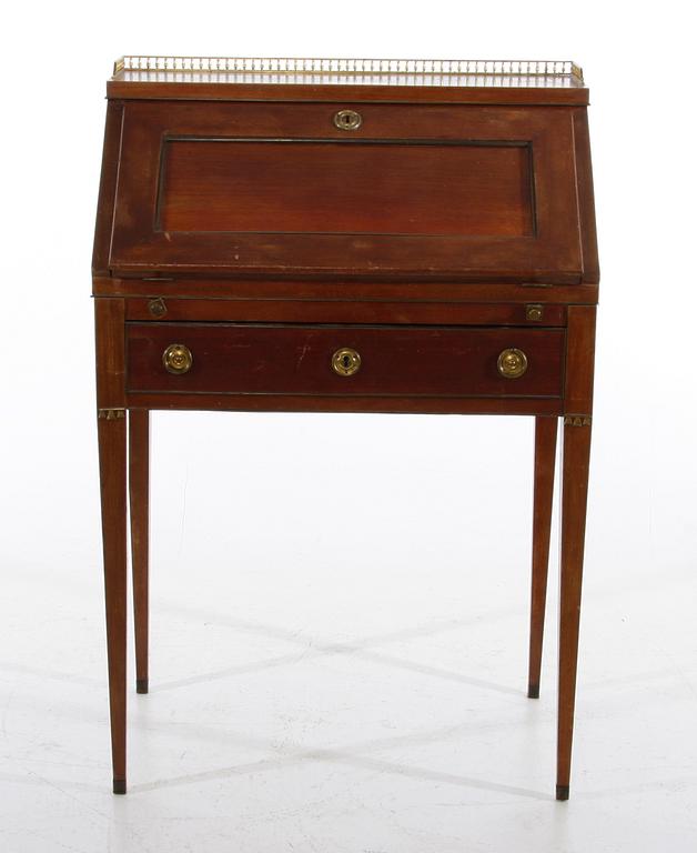 SEKRETÄR, gustaviansk stil.