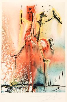 Salvador Dalí, "Le chevalier Moyenâgeux" ur "Les Chevaux Daliniens".