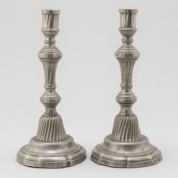 CANDELSTICKS, a pair, Louis XV, France, 18th century.